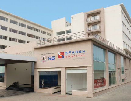 SPARSH Hospital building exterior.