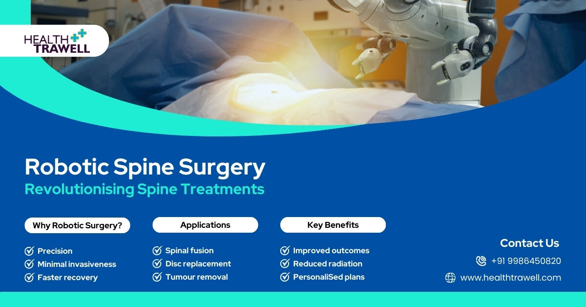 Robotic spine surgery revolutionizing spine treatments.