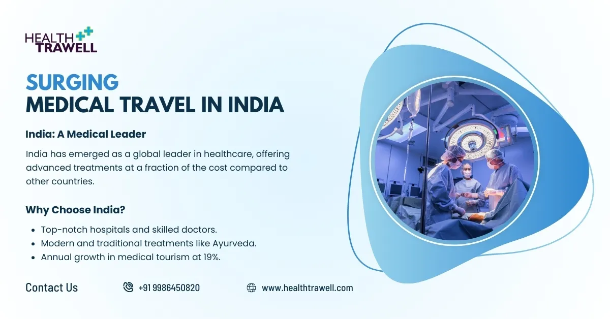 Blog on the rise of medical travel in India with Health Trawell insights.